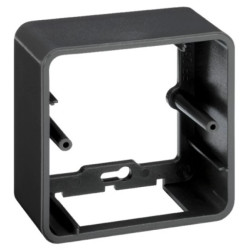 Simon Connect Puszka natynkowa pojedyncza do suportu i ramki KR245/… czarny R250/14