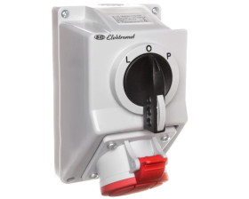 Zestaw instalacyjny z gniazdem 5P L-0-P 32A IP54 C32-48N 974009