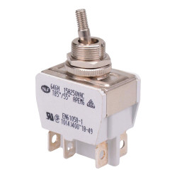 646H/2X2330 APEM On-On 12mm Toggle Switch DPDT 15A 250VAC