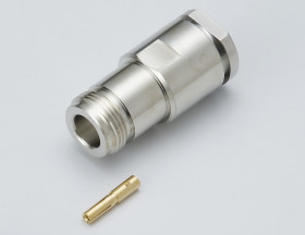 Złącze koncentryczne Montaż na kablu Męski 50Ω typ złącza Złącze N 11GHz Lutowane typ kabla Belden 9913, LMR 400