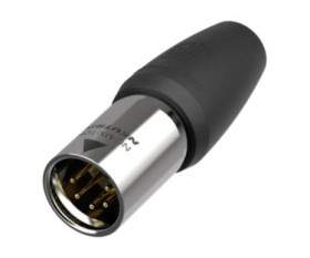 Neutrik NC5MX1-TOP-14 Złącze męskie XLR złącze męskie proste Ilość styków: 5 czarny 1 szt.