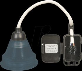 1000-505.01 Recessed spotlight housing, GU10, 85 x 70 mm, grey