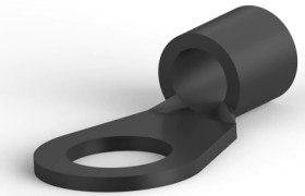 Uninsulated ring cable lug, 10.5-16.8 mm², AWG 6, 9.9 mm, metal, 33467