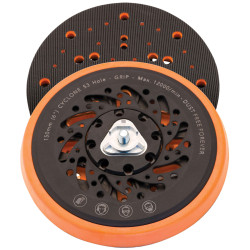 Flexipads World Class FE654 Cyclone&#x2122; Backing Pad Medium 53 Hole 150mm