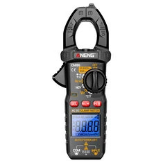 Miernik cęgowy ANENG CM86 600A prąd AC DC napięcie oporność pojemność temperatura cyfrowy multimetr funkcja NCV podświetlany wyś