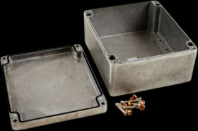 Aluminum die cast enclosure, (L x W x H) 230 x 200 x 110 mm, natural, IP66, 1590Z231