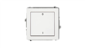 Deco Mechanizm Łącznika Dwubiegunowego, Biały Mat 25Dwp-9