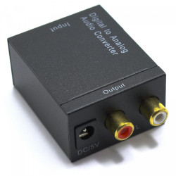 PRZETWORNIK CYFROWO ANALOGOWY DAC + KABEL OPTYCZNY