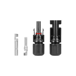 Złącze - konektor MC4 do paneli fotowoltaicznych 4-6mm2 (kpl. wtyk+gniazdo) SOLAR / ORNO OR-PV-13605