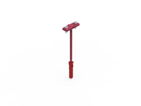 LA 3011 uchwyt z kołkiem f-12 l-160 lakierowany 91200312 ELKO-BIS