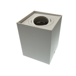 Oprawa sufitowa BERGEN biała ruchoma kwadratowa