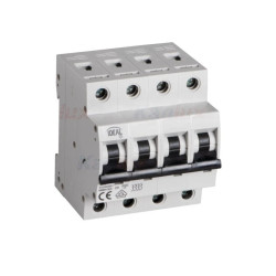 Wyłącznik nadprądowy 4P C 6A 6kA KMB6-C6-4 VDE 32601