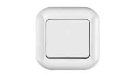 Topaz Łącznik Pojedynczy Krzyżowy Podtynkowy Biały Wp-8Tb