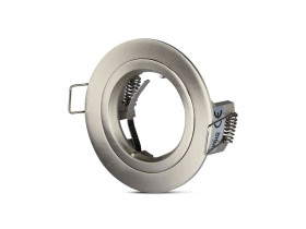 VT-774 Oczko halogenowe Spot trzonek: GU10 okrągła satyna 3643 V-TAC