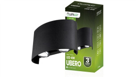 Kinkiet Ogrodowy Elewacyjny 4W Led Ip54 Góra Dół Ubero Lumiled