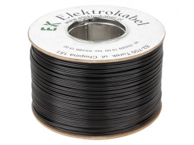 Kabel głośnikowy SMYp 2 x 1,5mm czarny 100m