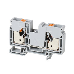 Kostka zaciskowa na szynie DIN Allen Bradley 18 → 6AWGWciskane 1492-P 62 A, 64 A, 76 A 1 kV, 550 V, 600 V.