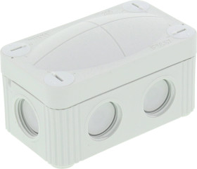 Skrzynka przyłączeniowa Wiska COMBI 206 BK, IP66/IP67, (D x S x W) 85 x 49 x 51 mm, czarny (ral 9005), 1 szt.