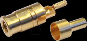 100024883 SMB jack for RG-316/U, gold plated