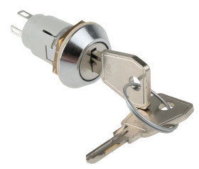 Wyłącznik kluczykowy IP66, IP67, SPDT, 5 A przy 115 V AC 2-Way, -20 → +65°C