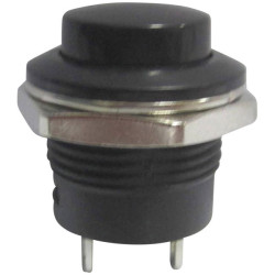 TruComponents 781954 Pushbutton ,Panel Mount,Off/(On),SPST-NO,Solder