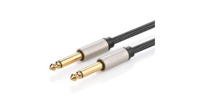 Kabel Ugreen Av128 10638 Mono Ts Jack 6,35Mm / Jack 6,35Mm 2M - Szary