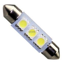 LED SV8,5/36mm C5W 12V 3xSMD5050 biała zimna
