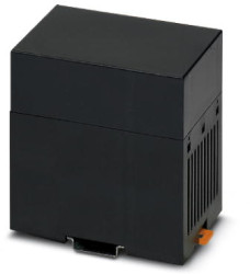 Plastic DIN rail enclosure, (L x W x H) 102 x 75 x 108 mm, black, 2942881