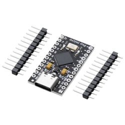 Pro Micro ATMEGA32U4 5V/16MHZ Development Board Microcontroller Module with Bootloader IDE Development Board with 2 Row Pin Head