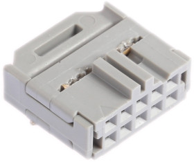 Złącze IDC 10-pinowe 2-rzędowe raster: 2.54mm Żeński Montaż na kablu 3M