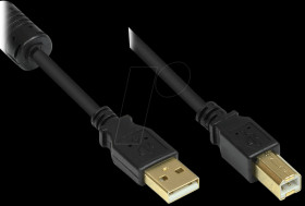 GC-M0080 USB 2.0 male A &gt; male B, 1m