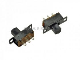 Przełącznik suwakowy 2-poz 1-tor 3p h=7mm 0,5A