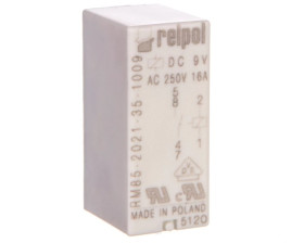 Przekaźnik miniaturowy 1P 16A 9V DC PCB RM85-2021-35-1009 600102 /20szt./