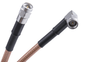 Kabel koncentryczny złącze A SMA złacze B SMA długość 500mm typ kabla RG142 Z zakończeniem