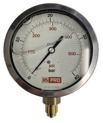 Manometr 100mm BSP 3/8