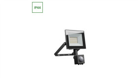 Noctis Lux 4 Naświetlacz 20W Nw 230V Ip44 116X174x53mm Czarny Czujnik Ruchu Pir