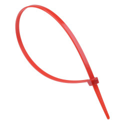 4.8mm x 300mm Red Cable Tie - Pack of 100