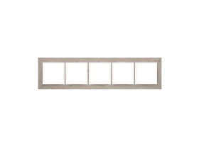 SIMON 54 NATURE Ramka 5 pięciokrotna Nature-Beton AL BETONE IP20/IP44* DRN5/91 KONTAKT SIMON