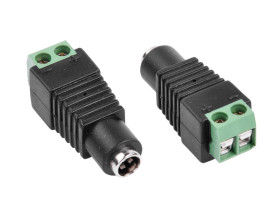 Gniazdo DC 2,1/5,5 z szybkozłączem