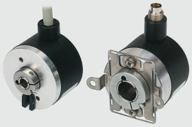 Enkoder przyrostowy optyczny RS422, TTL 360 średnica wału 12mm Baumer 5 V DC 12000rpm