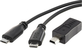 Kabel USB Renkforce RF-3585876, USB-Micro-B na USB-Mini-B, 0.15 m
