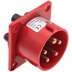 Wtyczka siłowa [5p] 32A 400V tablicowa prosta IP44 PAWBOL