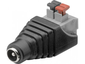 Kostka zaciskowa 2-pinowa Gniazdo DC (5,50 x 2,10 mm) mocowanie...