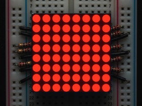 Adafruit Small 1.2" 8x8 Ultra Bright Red LED Matrix
