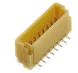 Wtyk PCB 8-pinowe raster: 1mm -rzędowe RS PRO Montaż powierzchniowy Męski 1A 50V