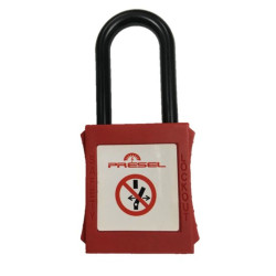 Kłódka bezpieczeństwa średnica szekli: 6mm Catu Kłódka Nylonowe