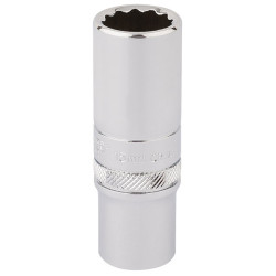 Draper Expert 32965 3/8&quot; Sq. Dr. Hi-Torq&#xAE; 12 Point Deep Socket (15mm)