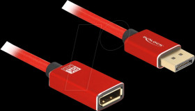 81082 DisplayPort extension cable 8K 60 Hz, without snap-in function,