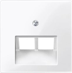 Merten Zaślepka Gniazdo UAE/IAE/ISDN System M, 1-M, M-Smart, M-Plan, M-Creativ biały (błyszczący) 296119 1 szt.