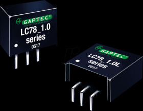 LC78_12-1.0 DC/DC converter, 14 - 42 Vin, 12 Vout, 1 A, SIP-3